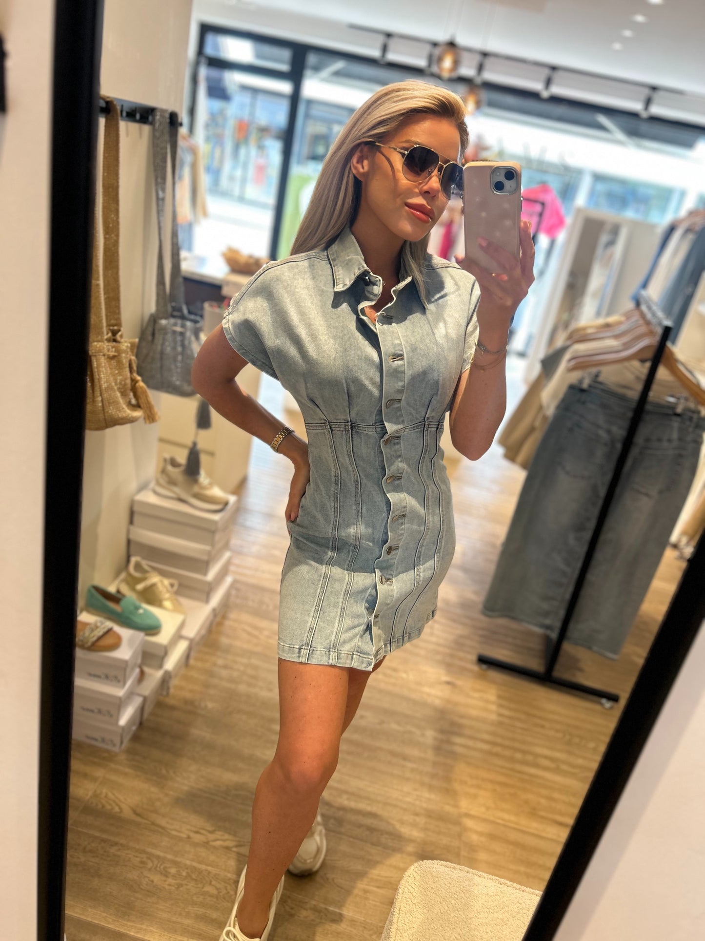 Denim jurkje