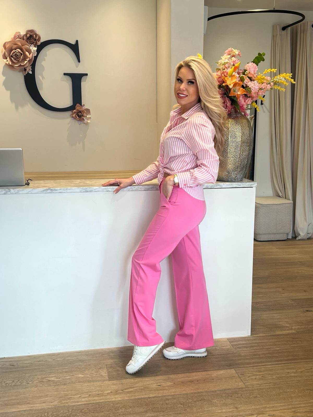 Broek CTN pink