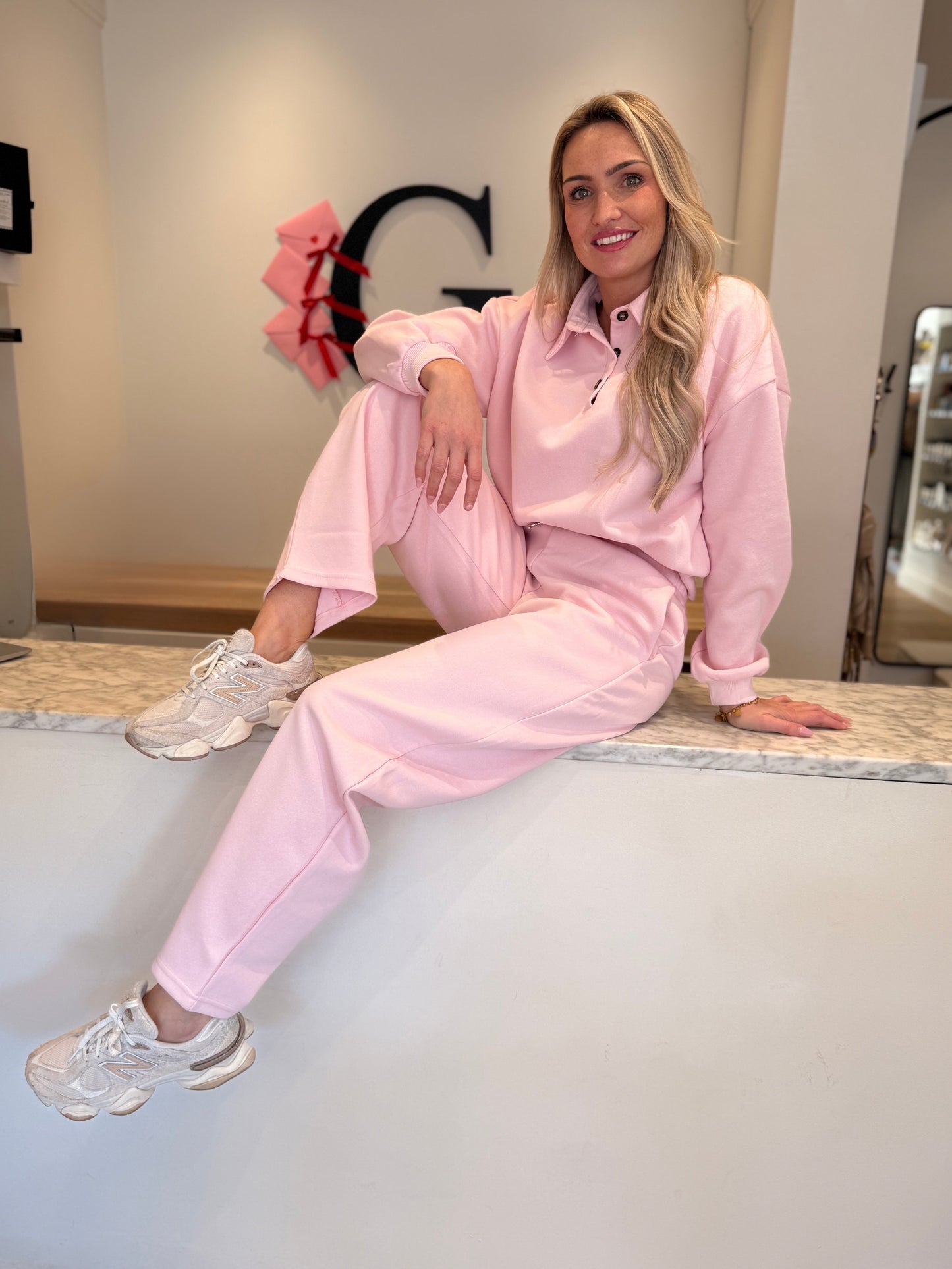 Comfy set roze