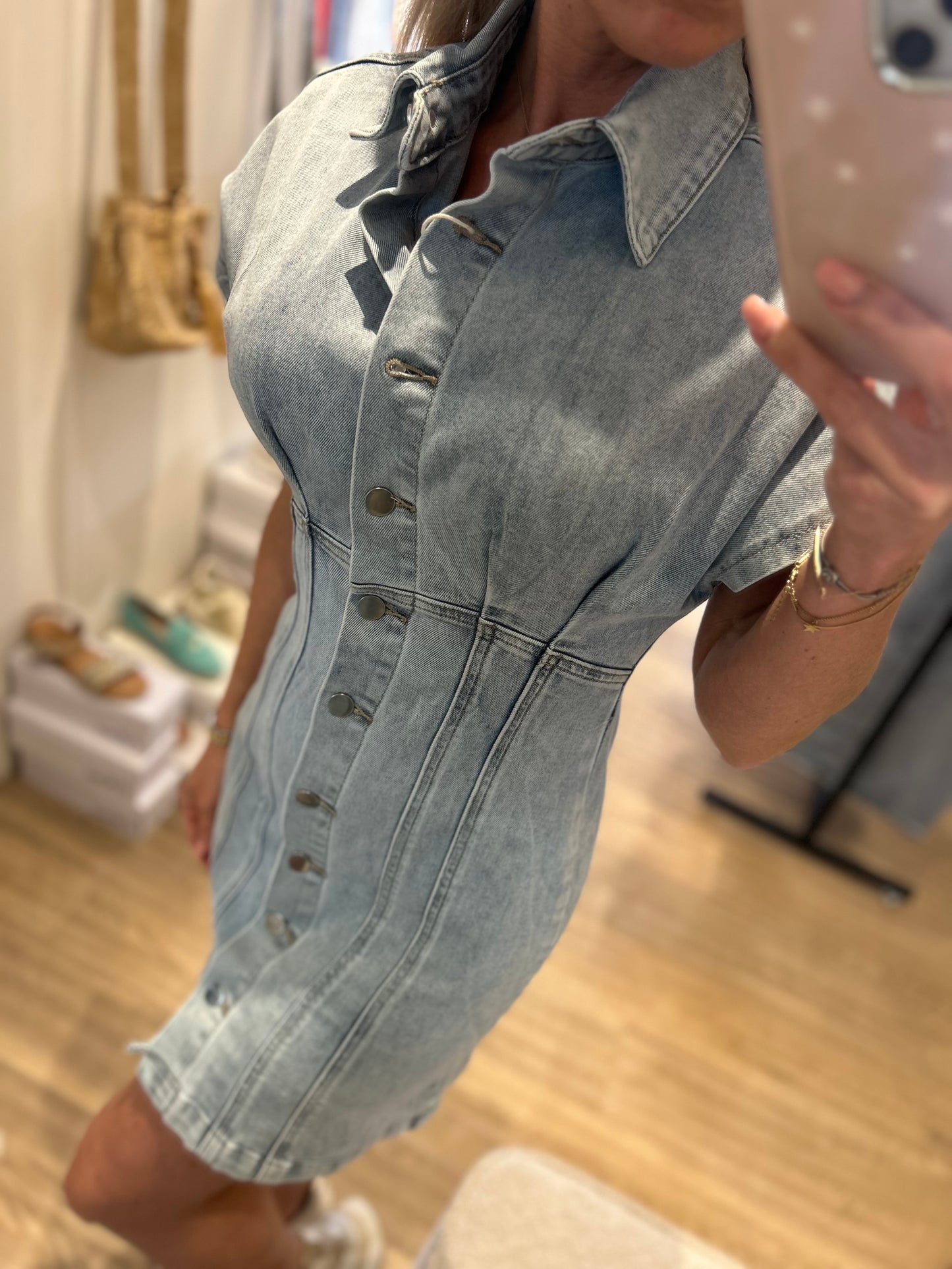 Denim jurkje