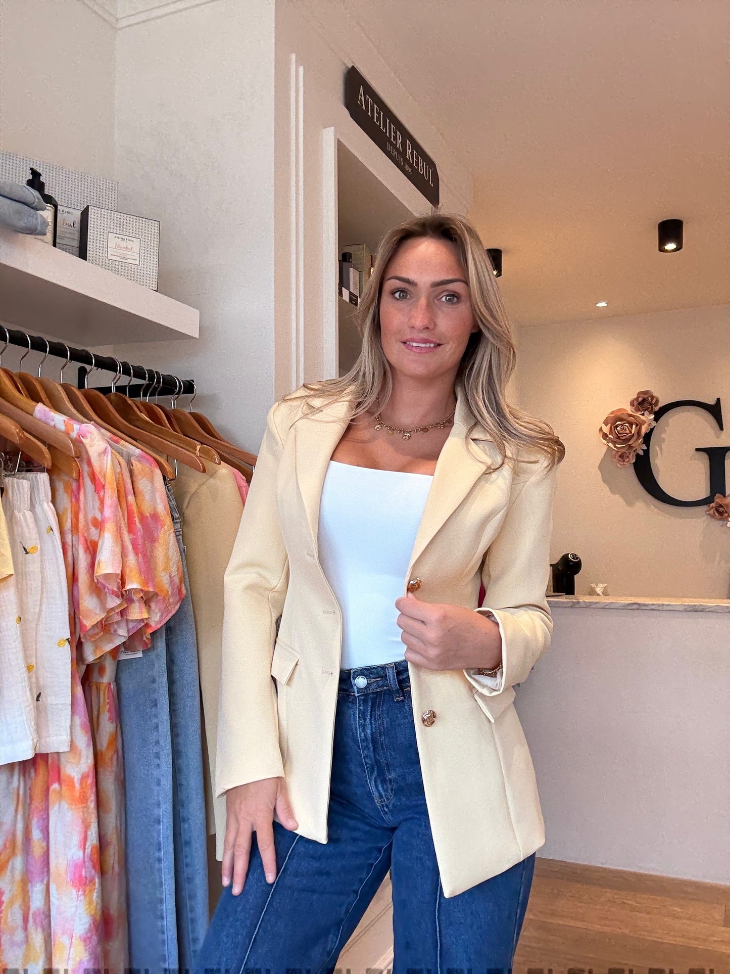 Blazer geel