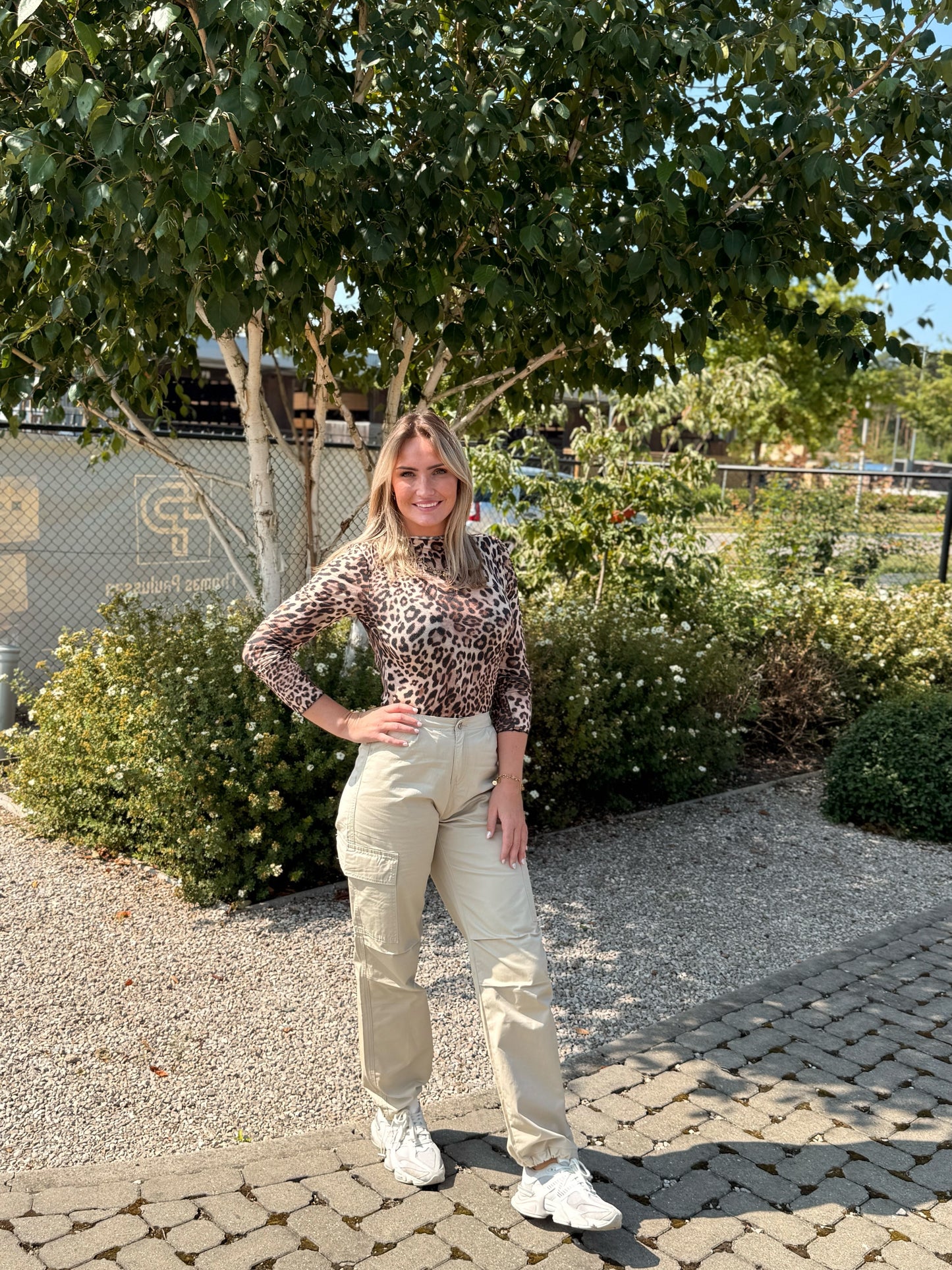 Panter print top
