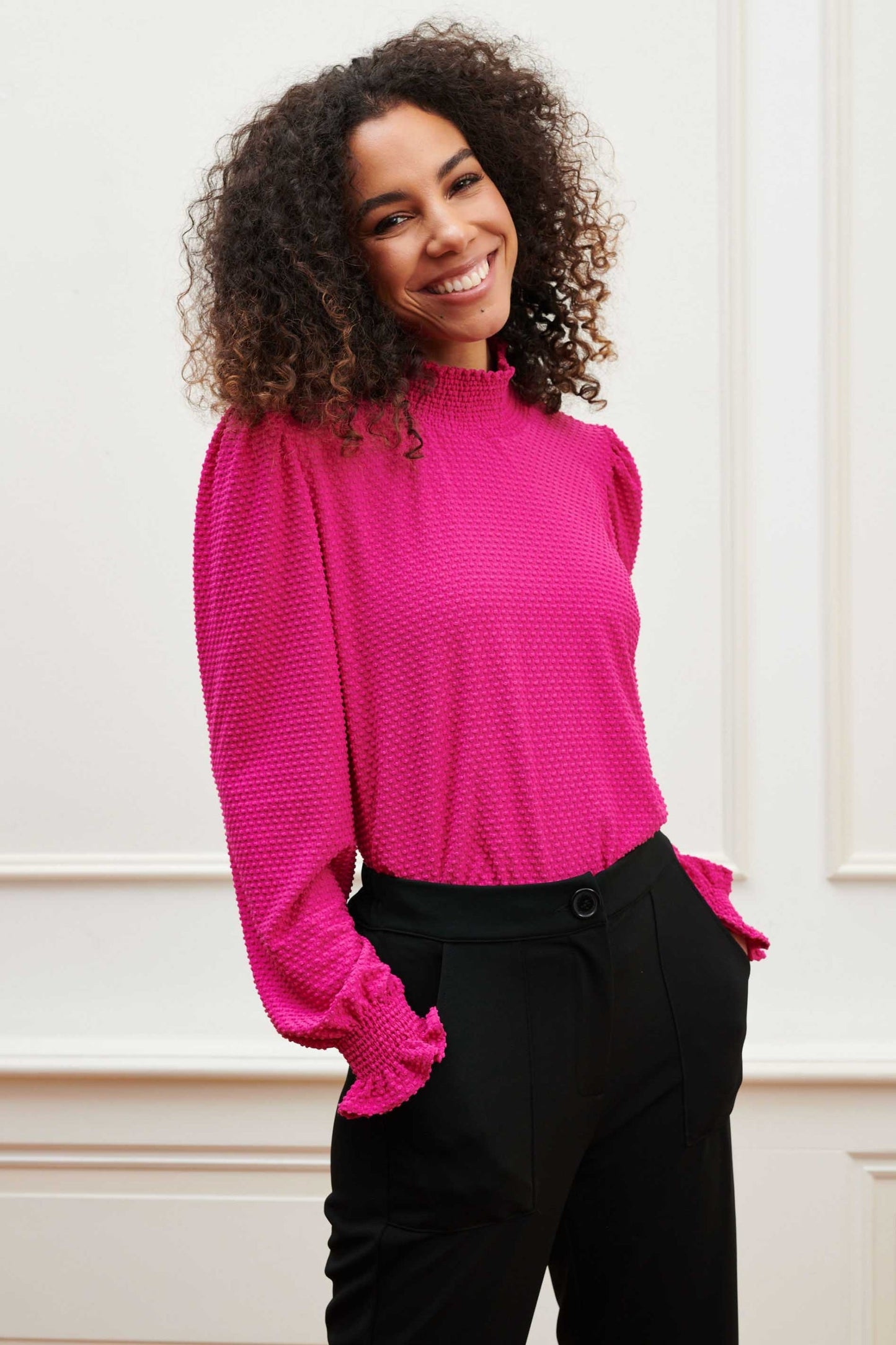 Blouse Maleah | Pink lofty manner