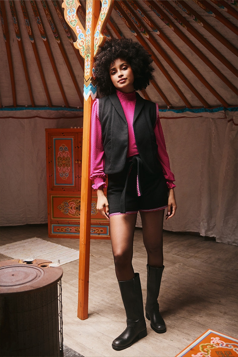 Blouse Maleah | Pink lofty manner