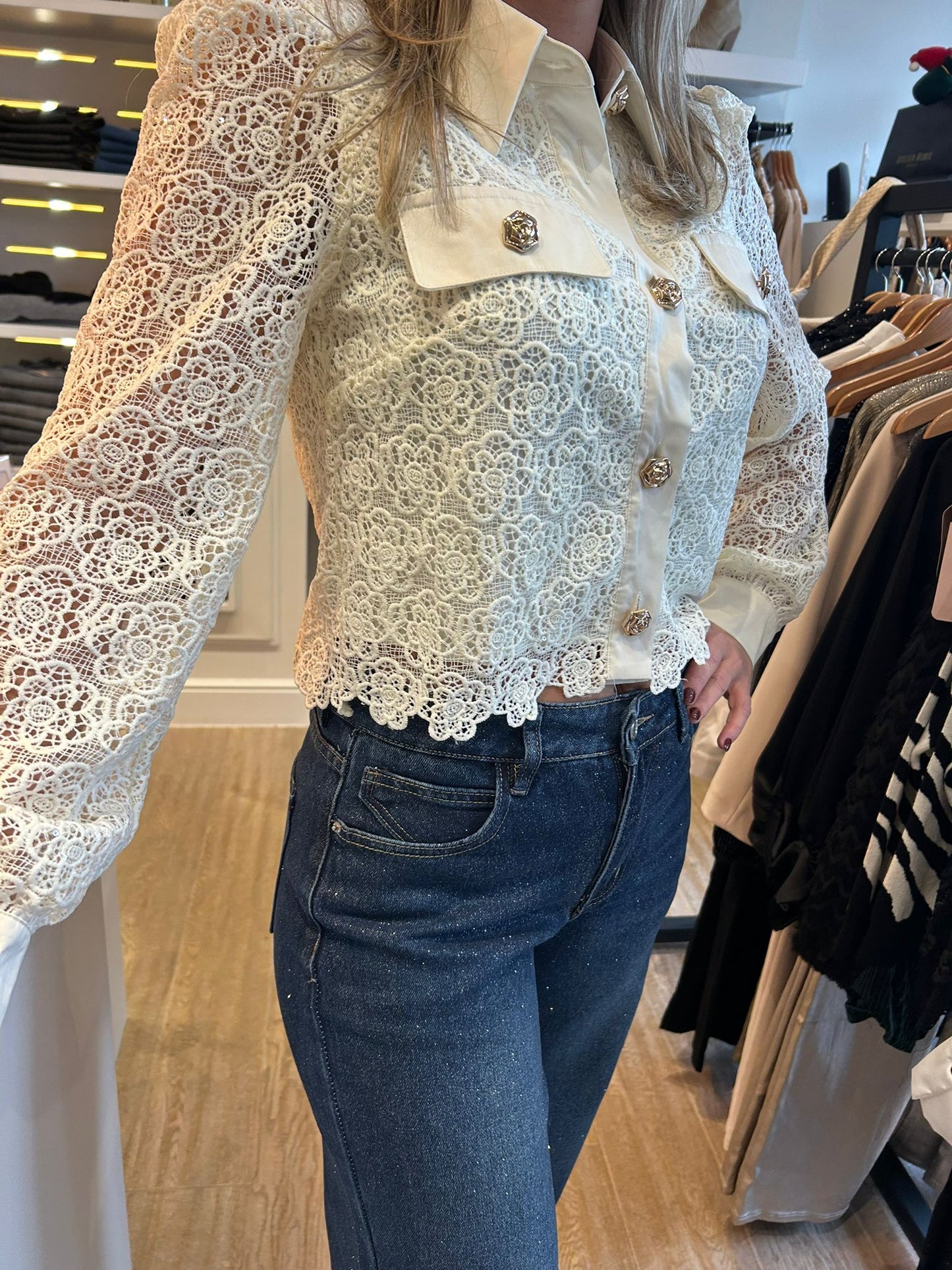 Jeans glitter