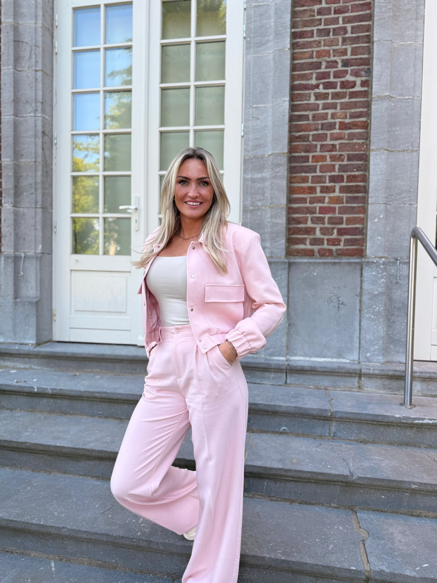 Bomber blazer pink