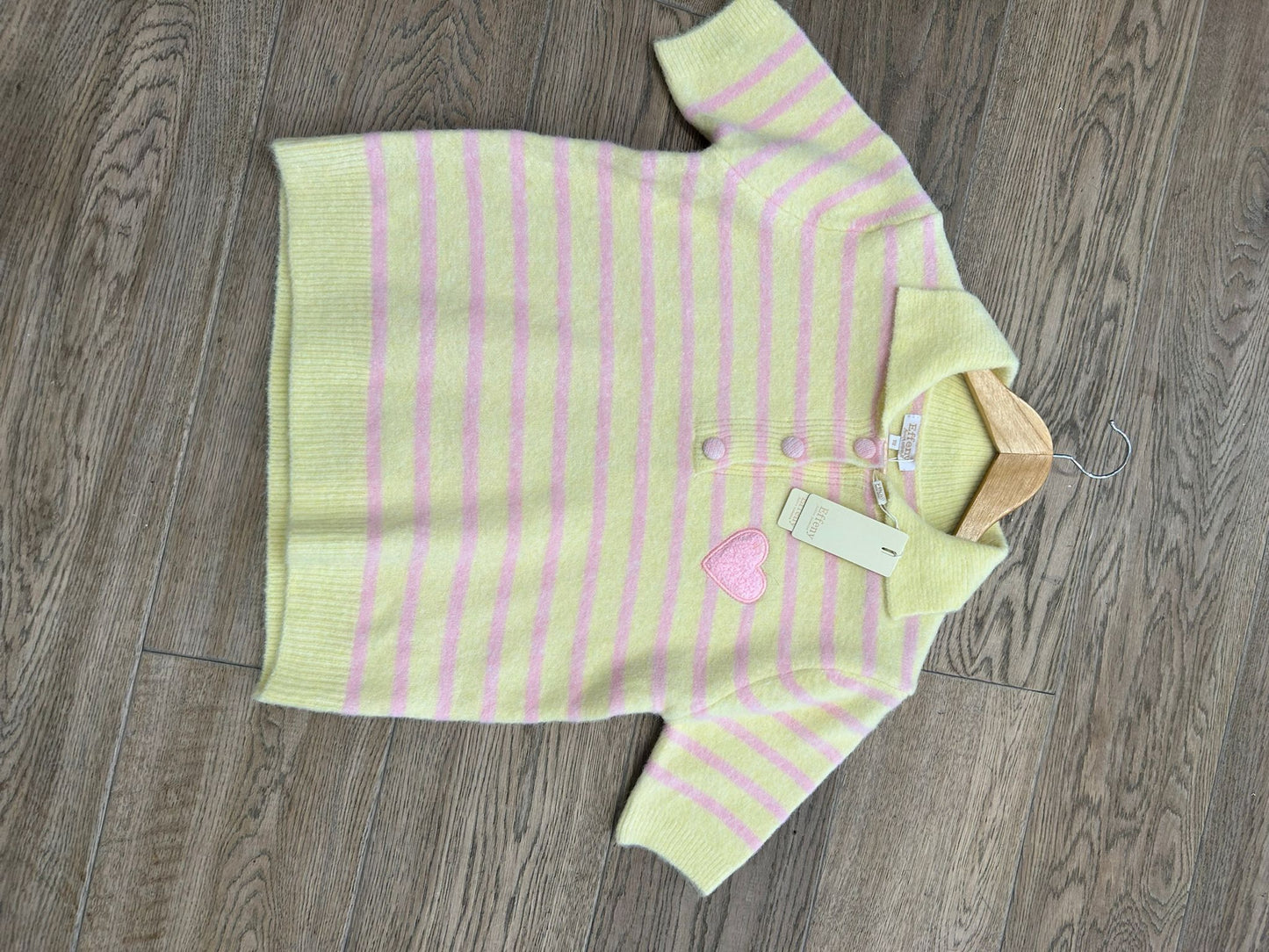 Knitwear polo yellow