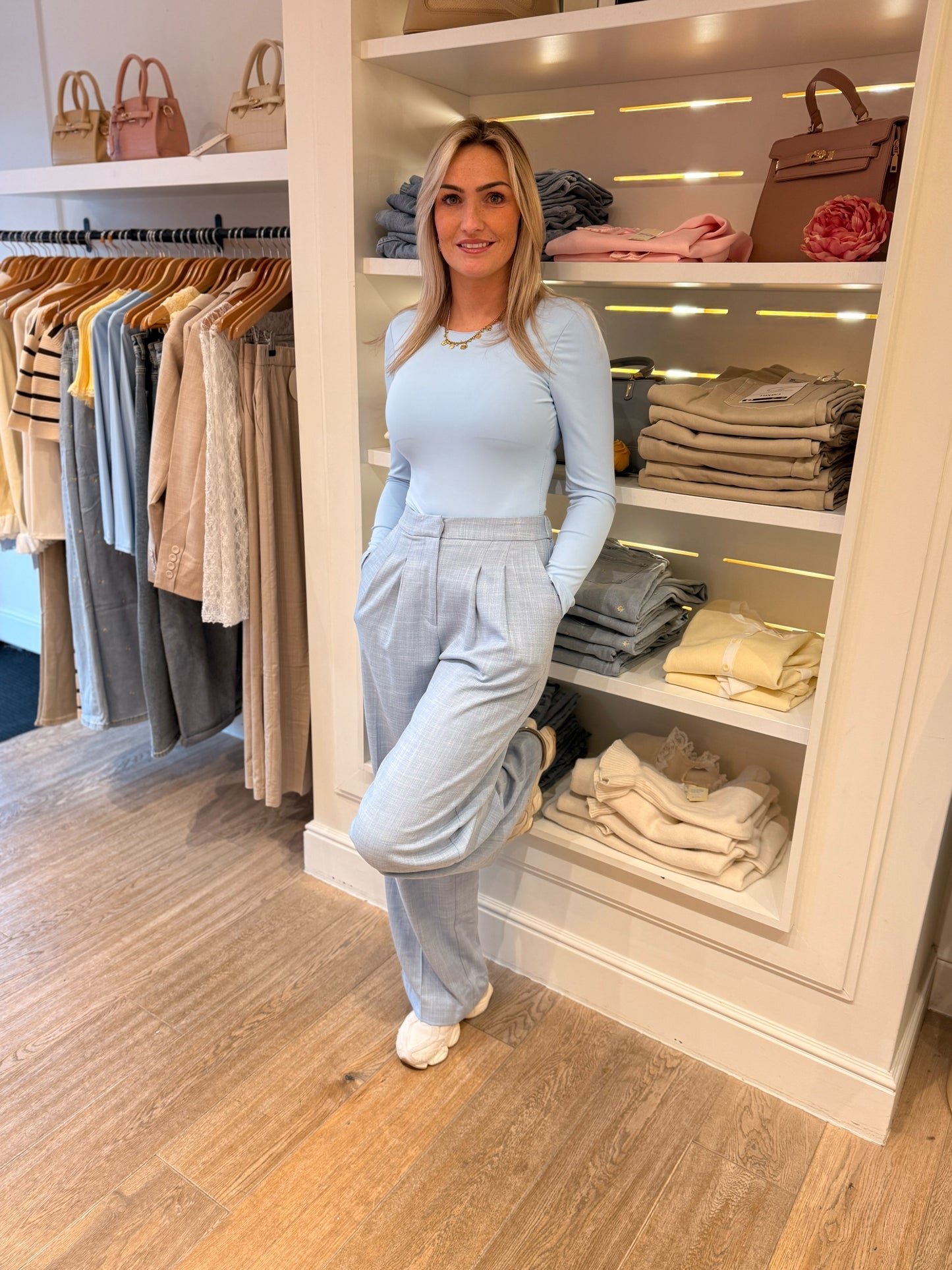 Pantalon blauw