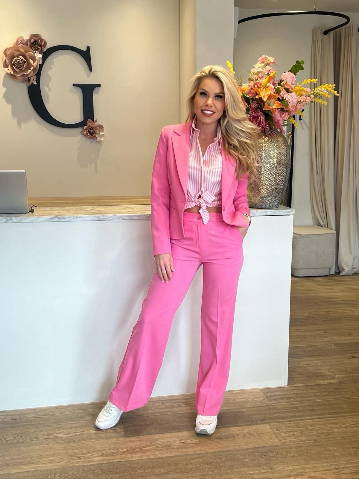 Broek CTN pink