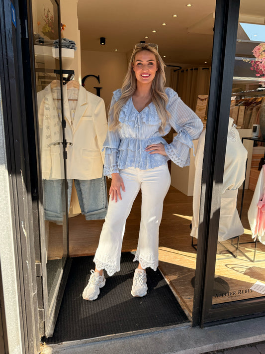 Ruffle blouse