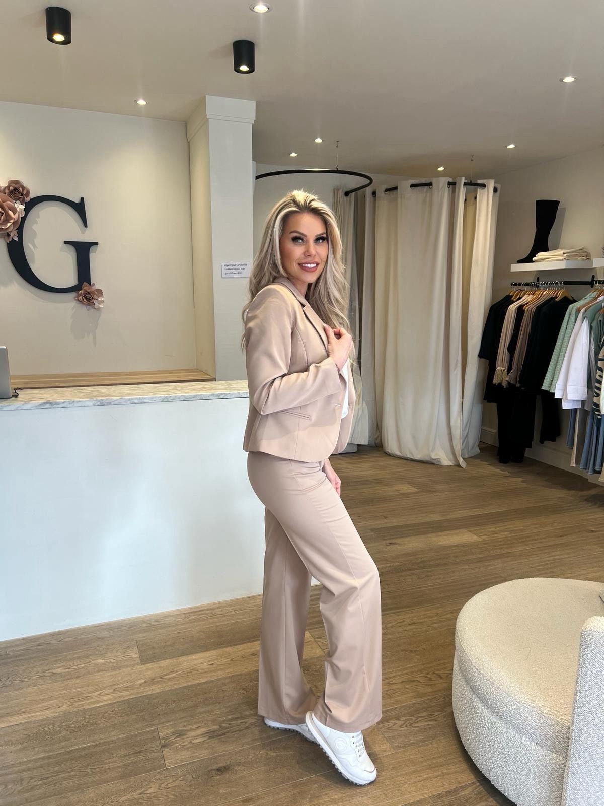 Broek CTN beige