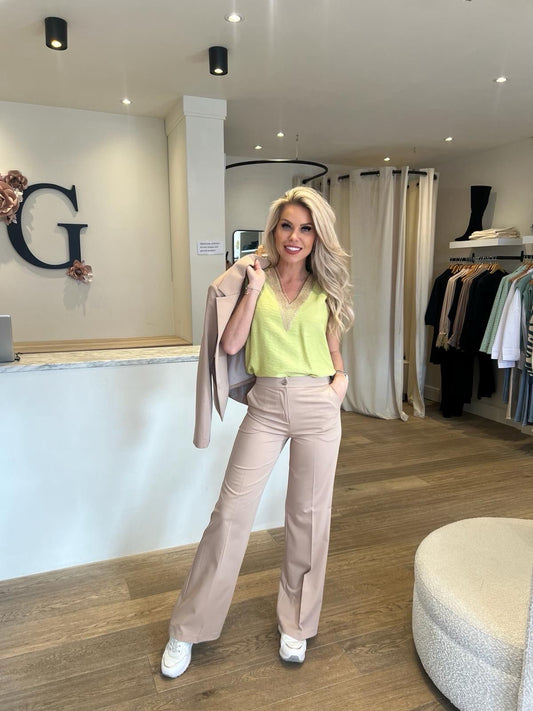 Broek CTN beige