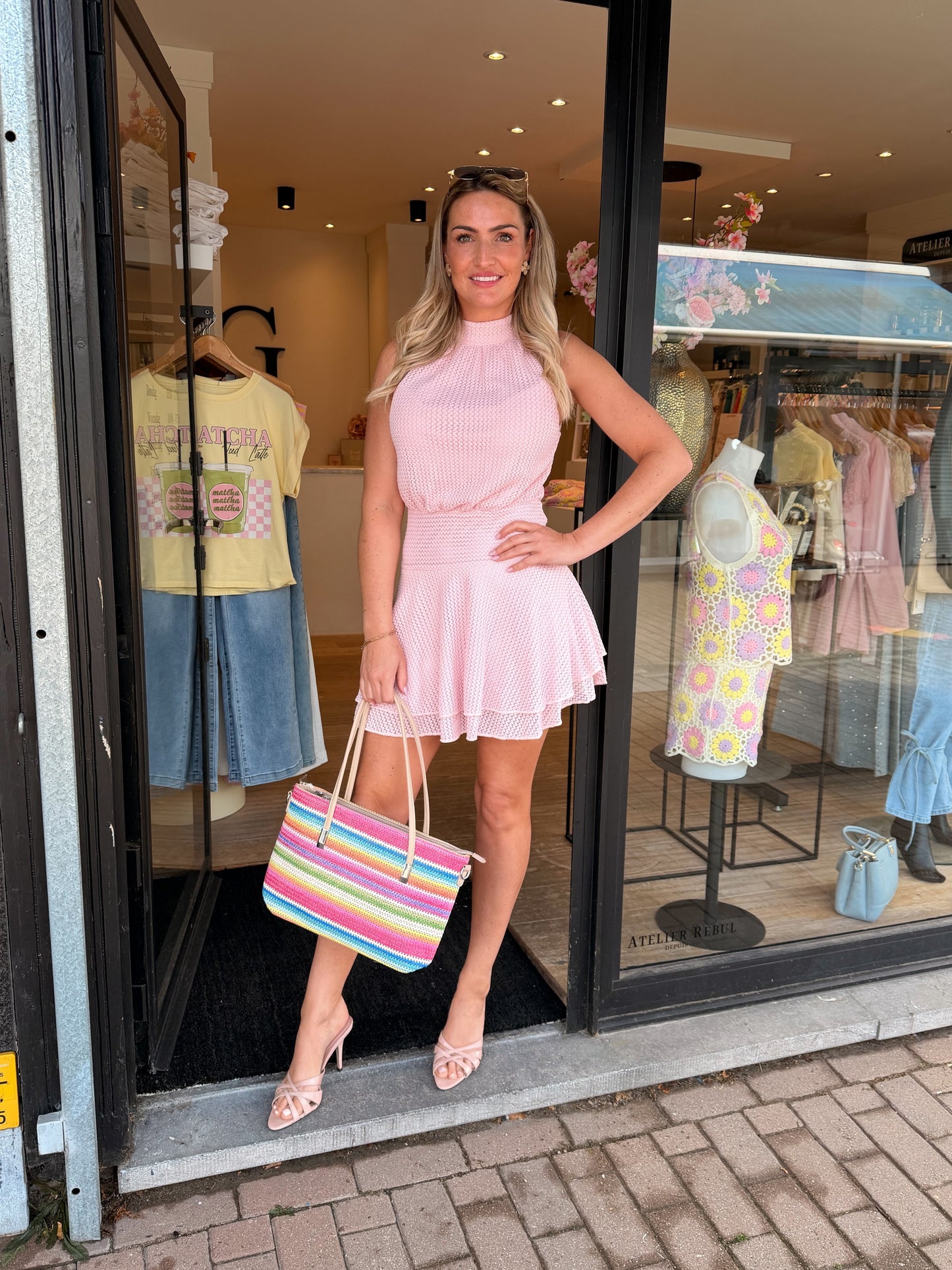 Summer halter dress