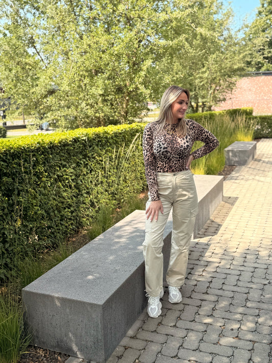 Panter print top