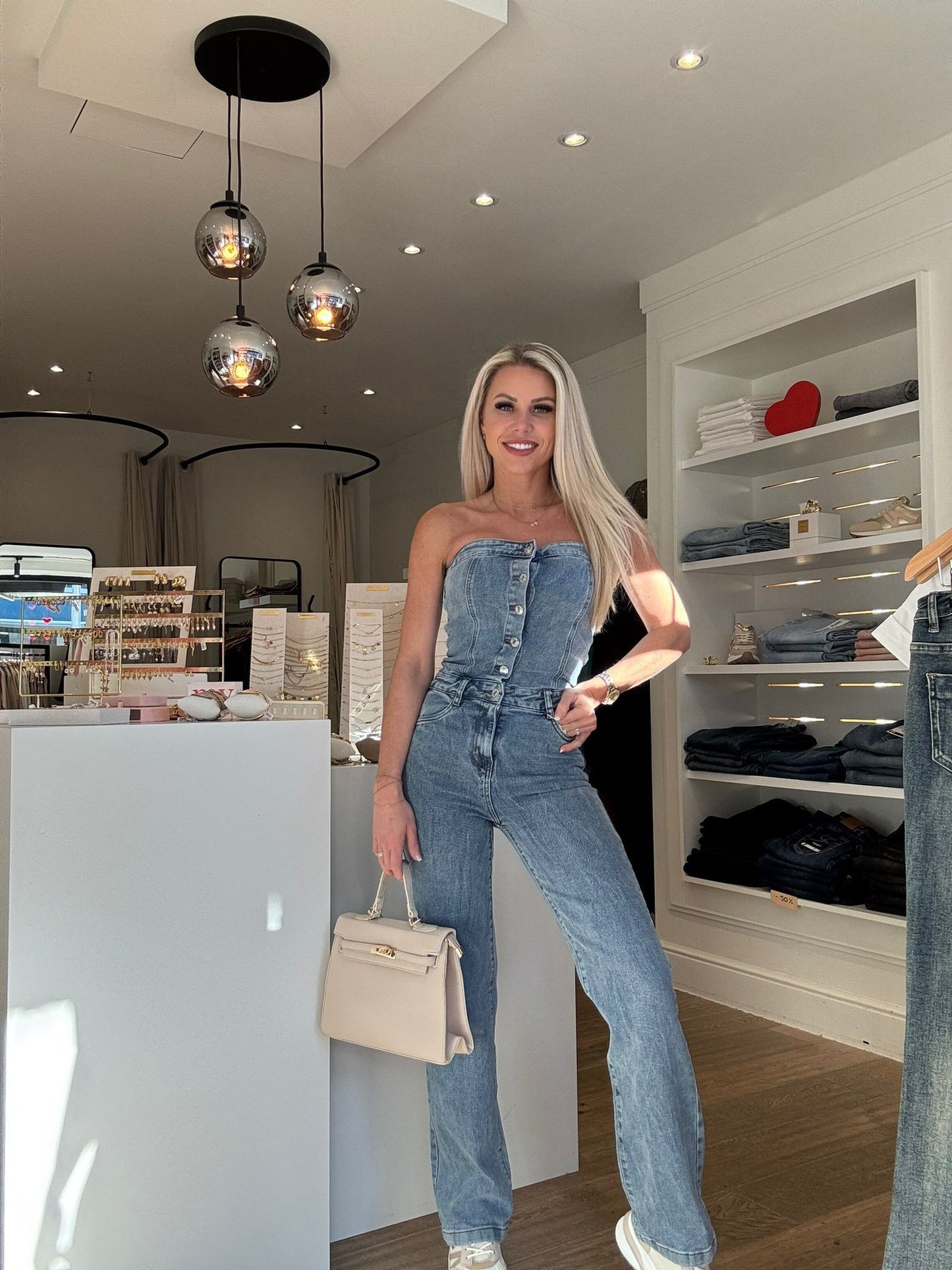 Jeans jumpsuit
