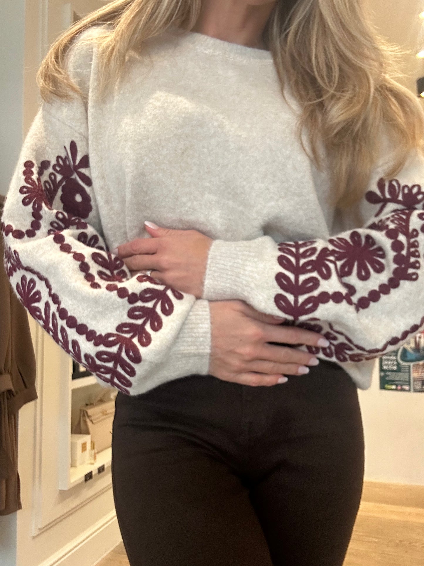 Sweater berry detail