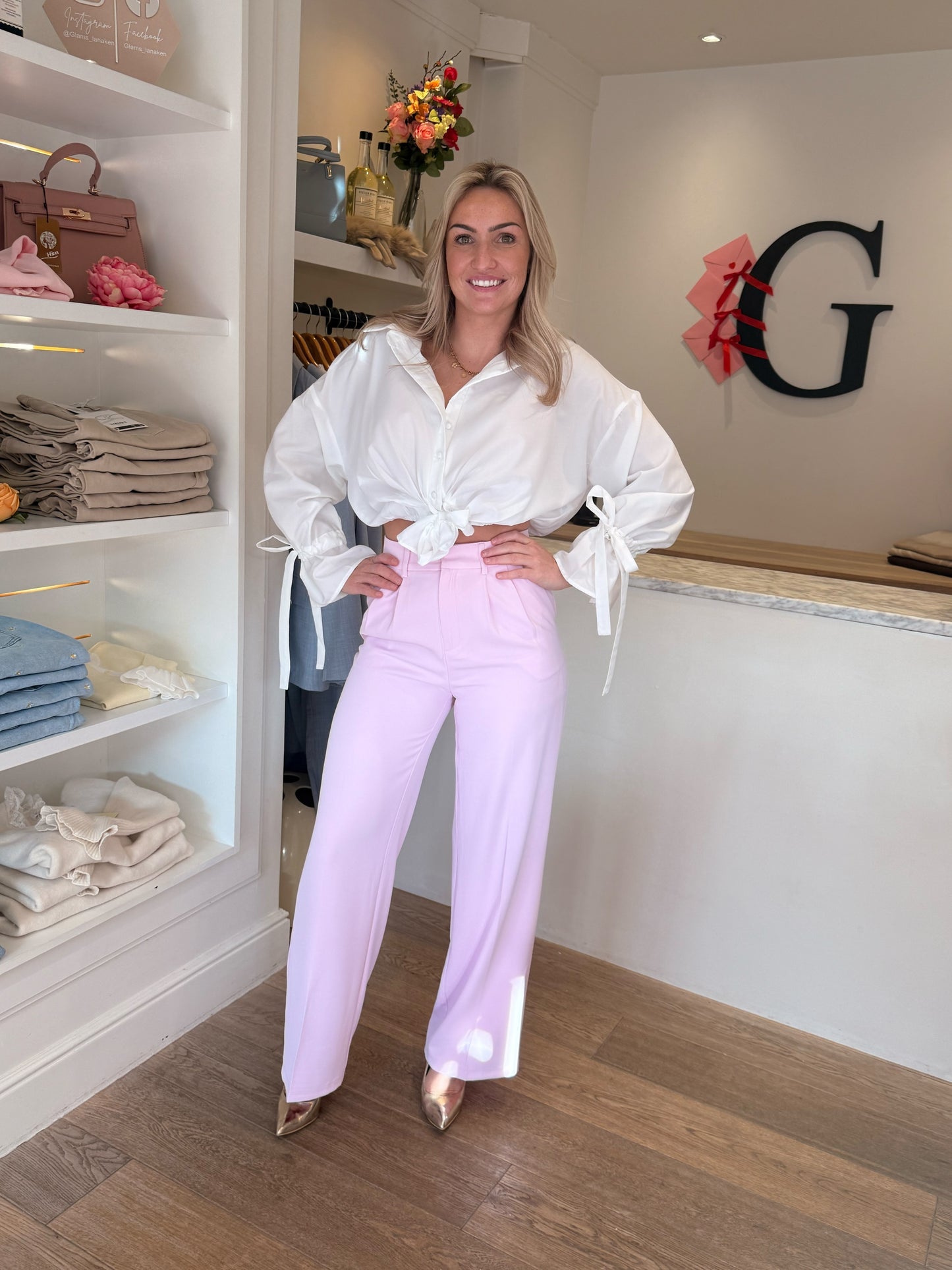 Pantalon roze