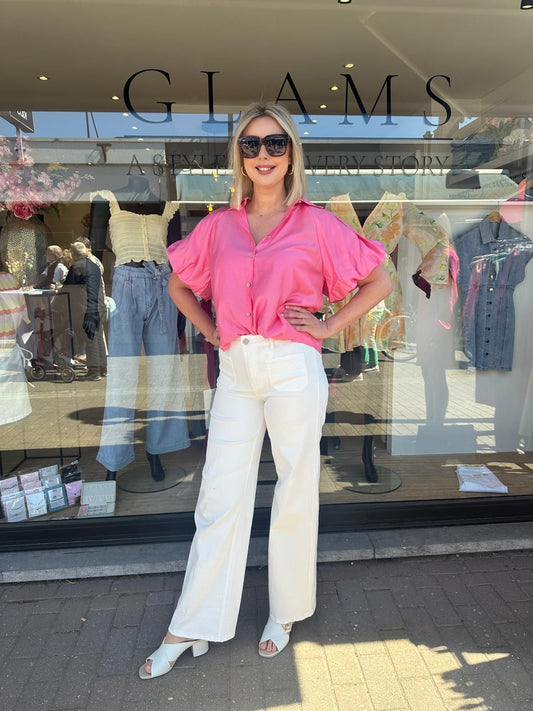 Blouse pofmouw